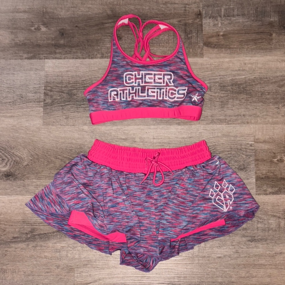 Pink and Blue Cheer Athletics Sports Set